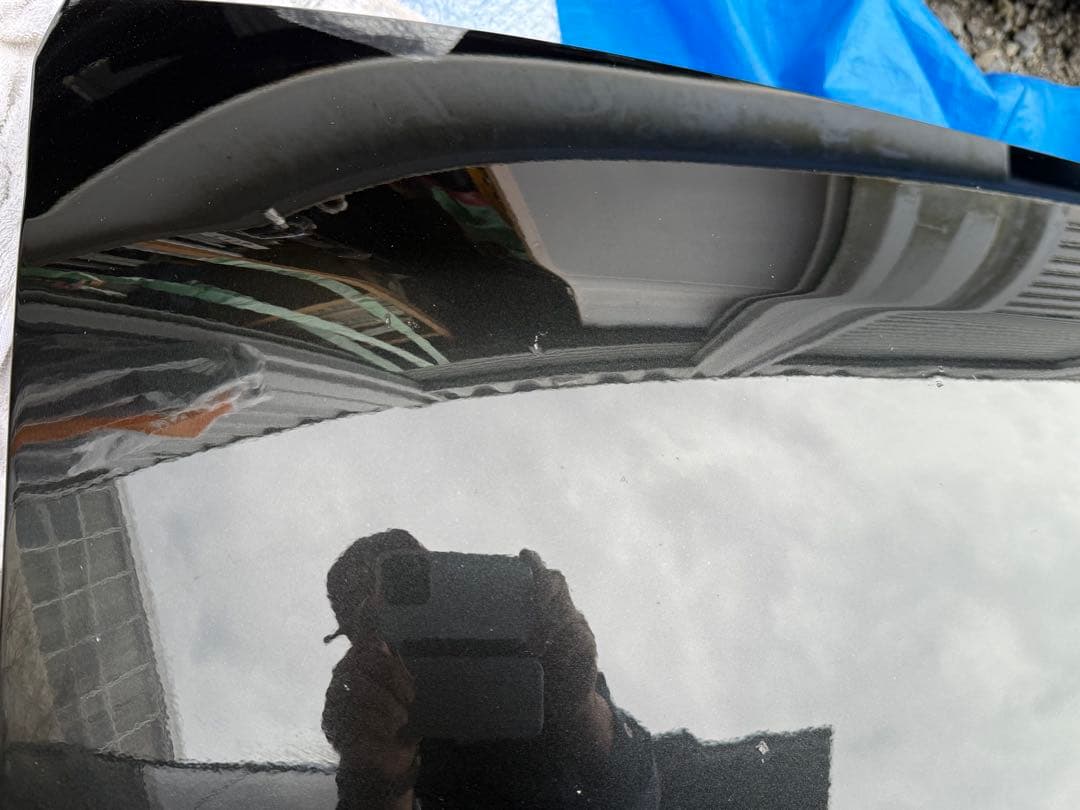 ★手渡し★ハイエース純正ボンネット◆ブラックエンブレム付