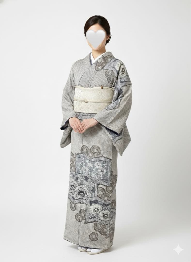 藤娘きぬたや　正絹　総絞り訪問着