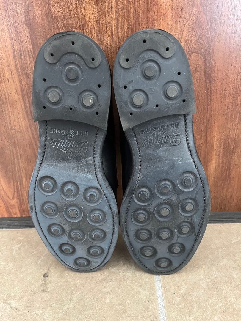 HARROGATE ARCHWAY プレーントゥ UK7 黒