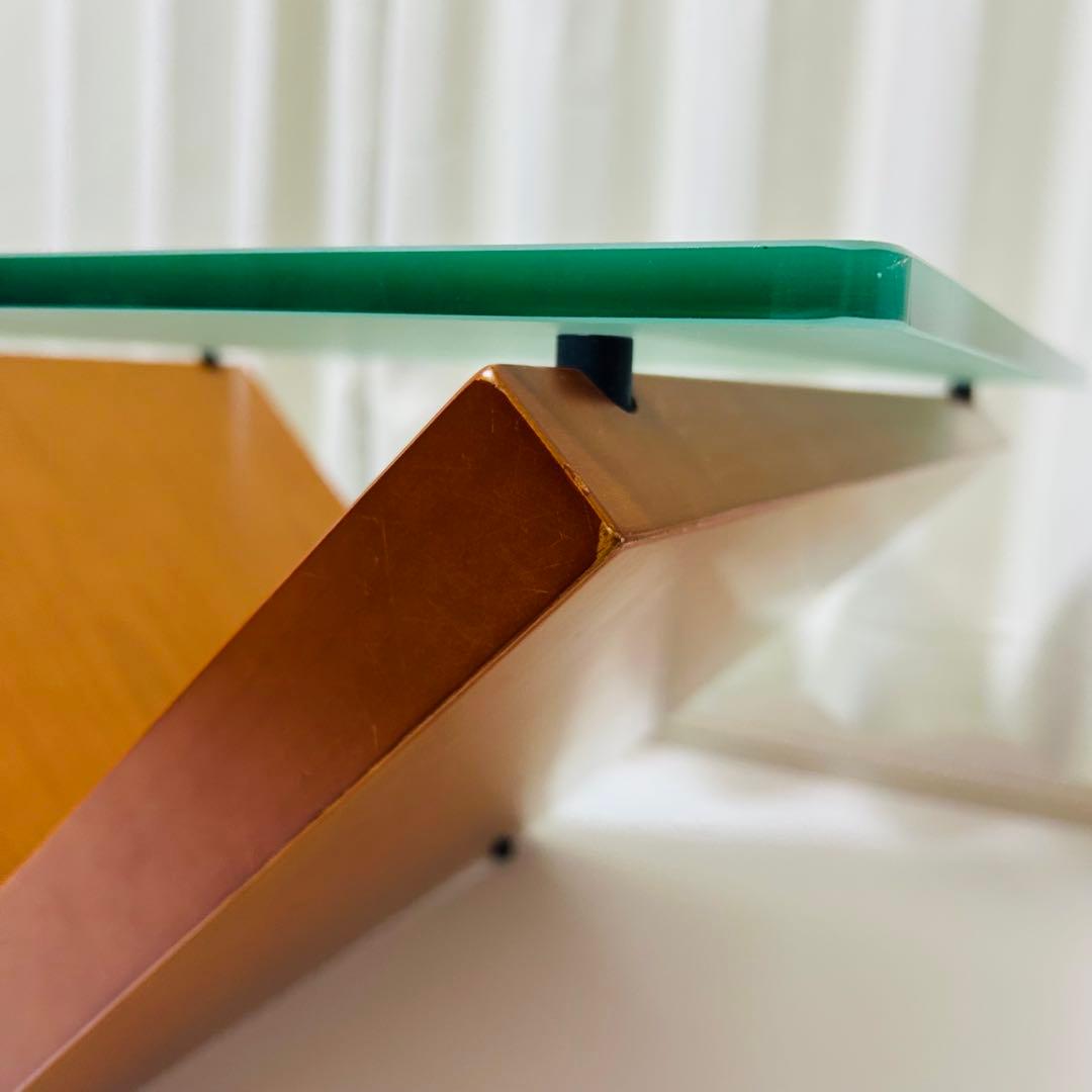 【定価17万超】arflex モンターニャ ガラステーブル リビングテーブル