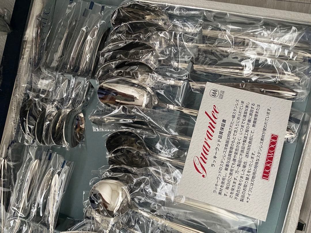 LUCKYWOOD カトラリーセット　33P 新品