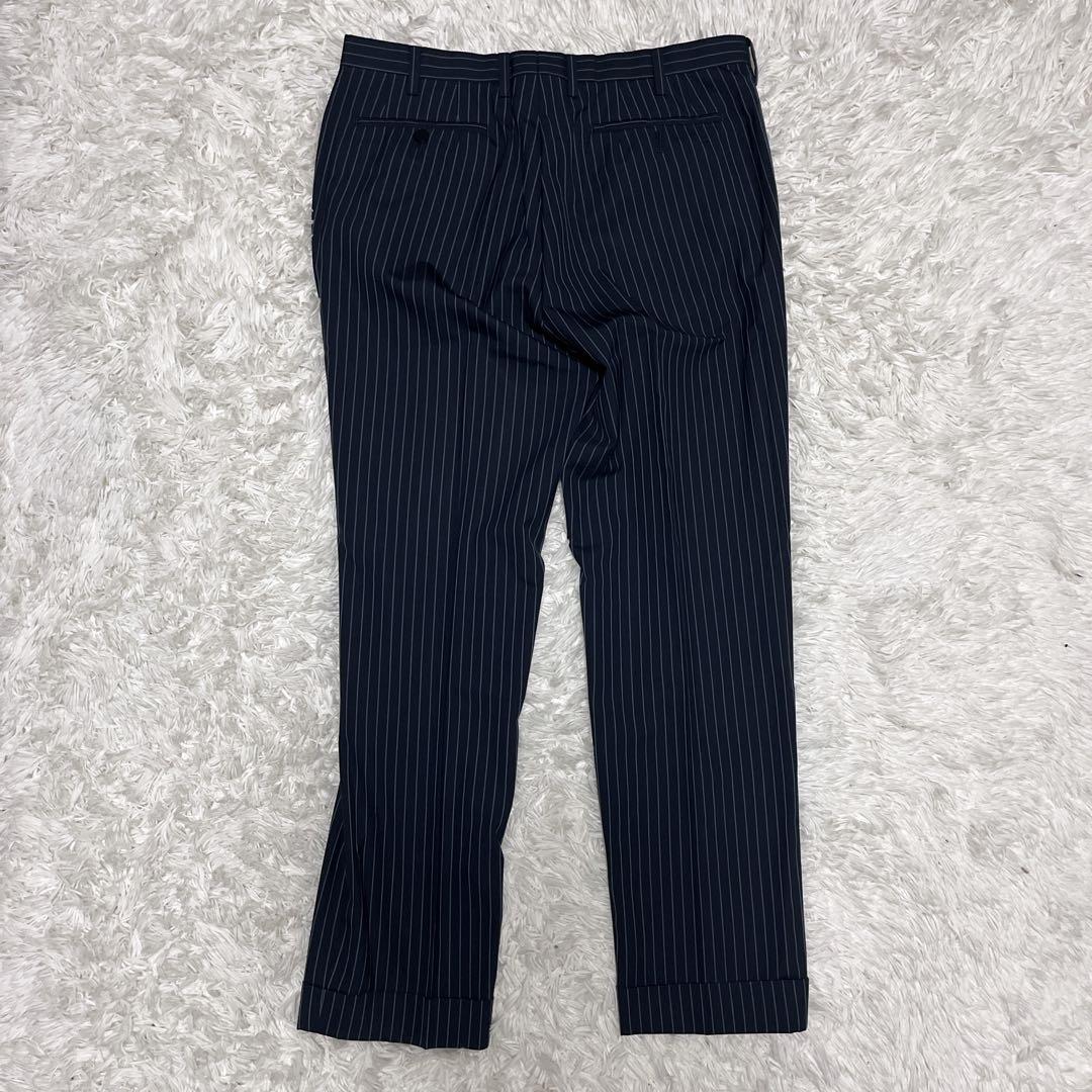 バーバリーブラックレーベル セットアップスーツ ネイビー ホースロゴ 38L