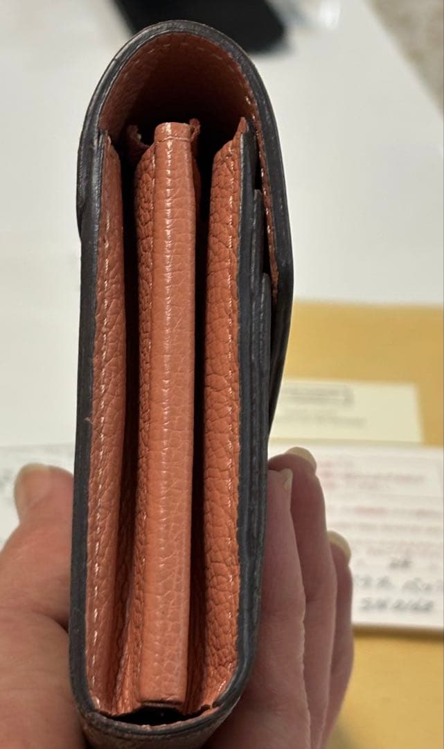 ライオンラビット ルイビトンポルトフォイユ.パラスピンクベージュ