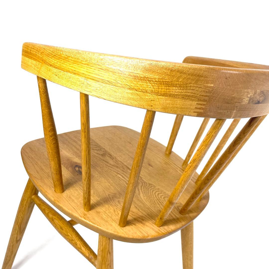 マルケッシュ　ダイニングチェア　関家具　肘付き　オイル仕上げ