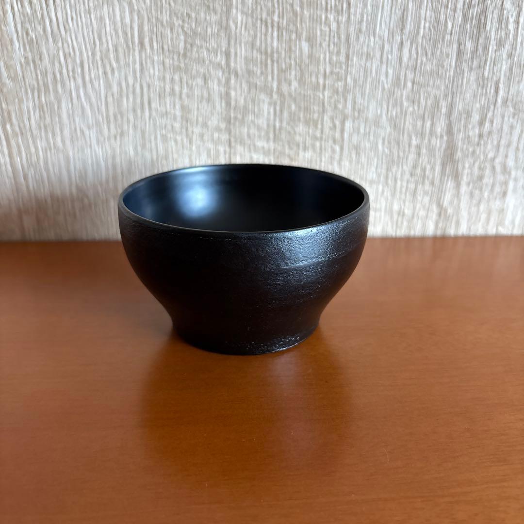 赤木明登氏作 ぐい呑み(大)黒、赤