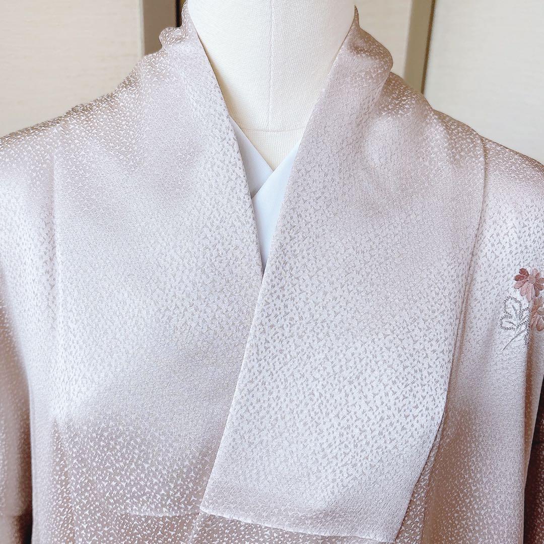 美品　正絹　訪問着　フルセット　一つ紋　裄65 蘇州　卒業式　入学式　結婚式　S