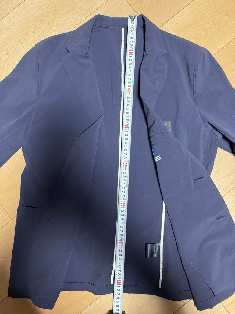 超美品 ムータ マリン ストレッチナイロン セットアップ 紺 6/7