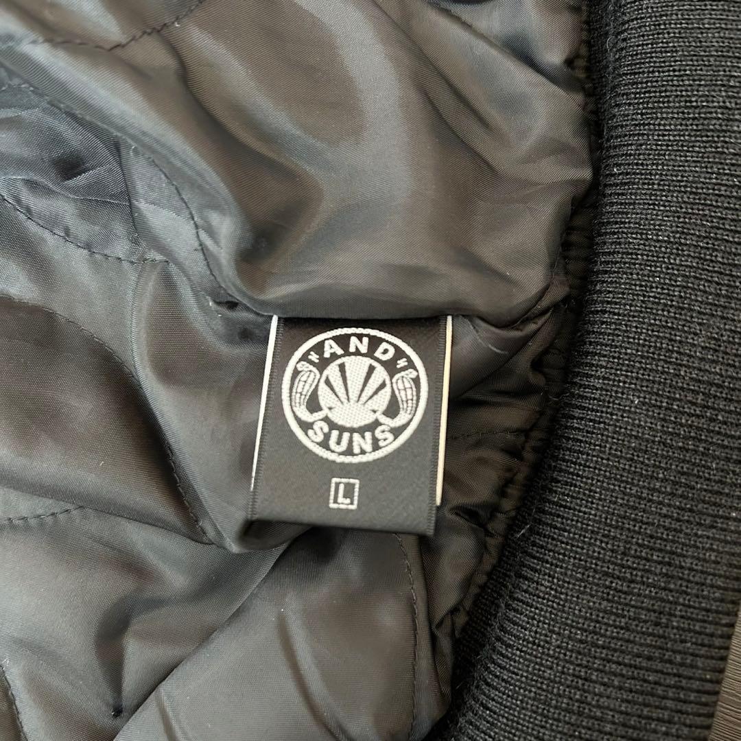 K*Z様 ANDSUNS BIG DOG VARSITY スタジャン スカル ア