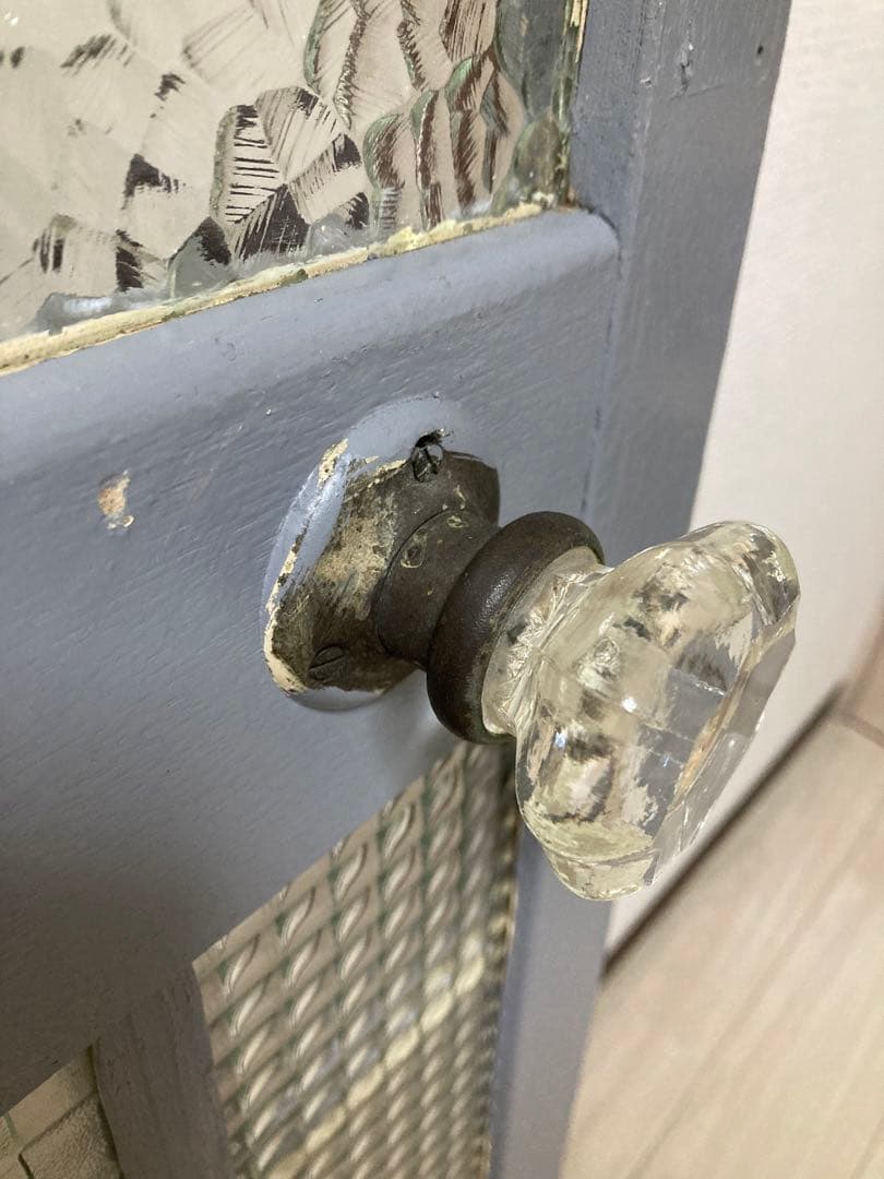 大阪引取限定　建具　レトロ建具　昭和建具　ビンテージ建具　昭和ガラス　店舗計器