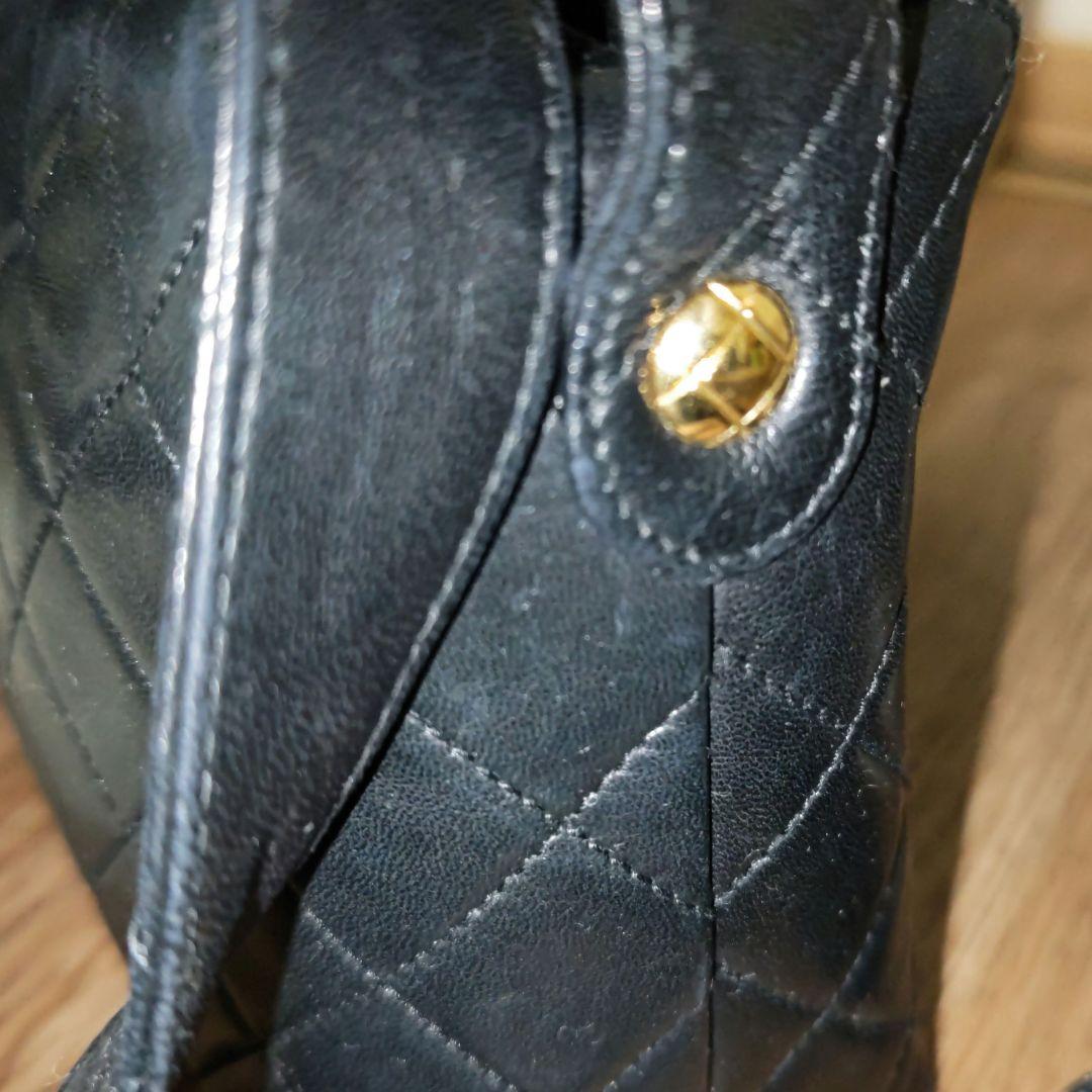 【CHANEL】シャネル　マトラッセ　ラムスキン　ココマーク　ショルダーバッグ