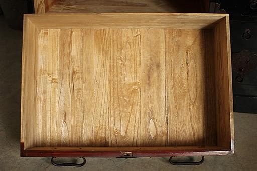 綺麗な丸金具庄内箪笥　抽斗6杯　タンス　収納　古家具　古民家　時代家具