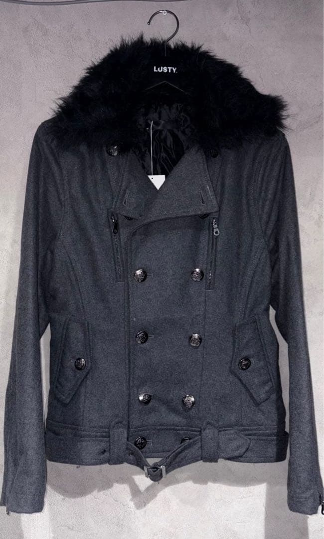 fur jacket archive PPFM Pコート ナポレオン ポーカーズ