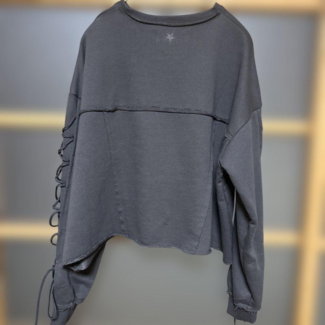 今期新品未使用　converse TOKYO靴紐レースアップスリーブ スゥエット