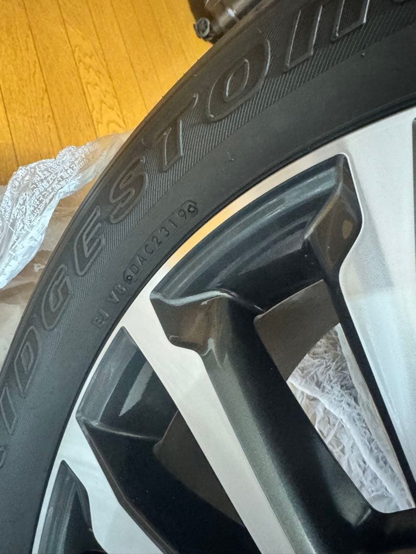 プラド150後期純正19インチホイール+ナット付き　4本セット