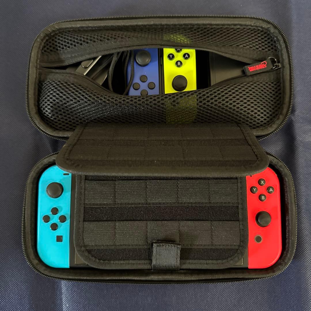 Switch本体完全セット＋ジョイコンLR＋充電器＋携帯用ケース