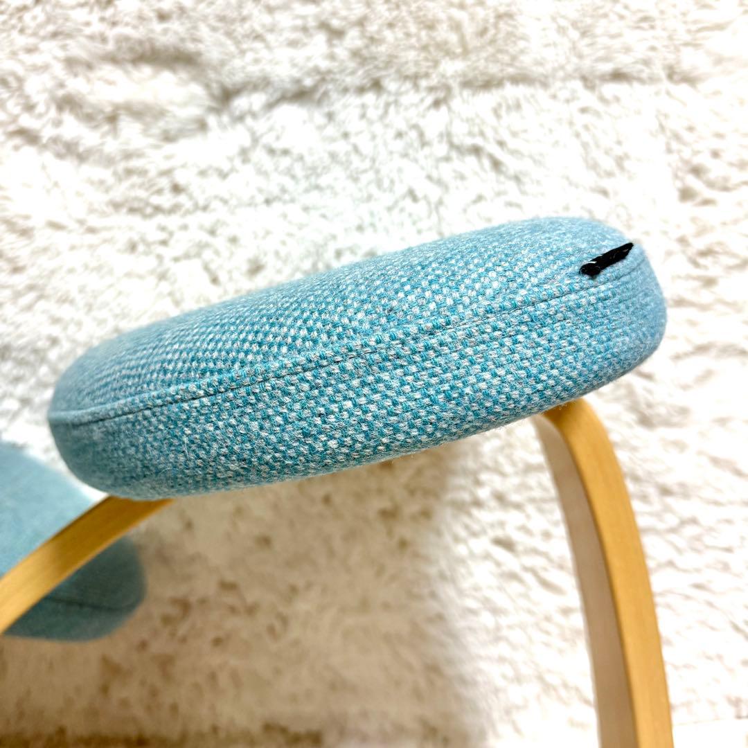 【美品】バランスチェア イージー balans Easy ライトブルー　リボ