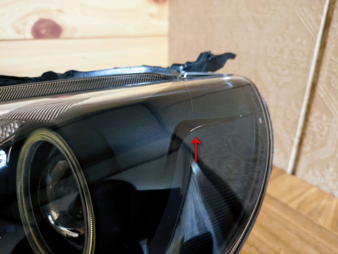 送料無料 86 BRZ ZC6 ZN6 ヘッドライト イカリング 黄ばみ無し