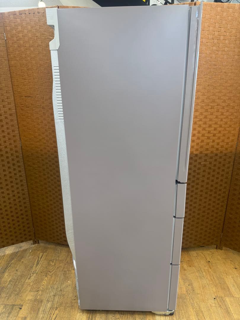 F027 MITSUBISHI ５ドア　冷蔵庫　455L　ガラスドア　右開き