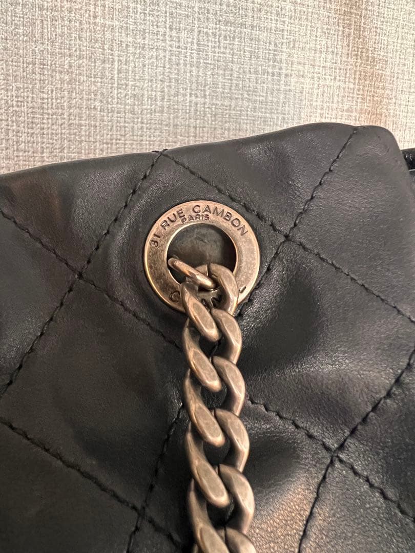 美品 CHANEL ヴィンテージスタイル カーフスキン ショルダーバッグ