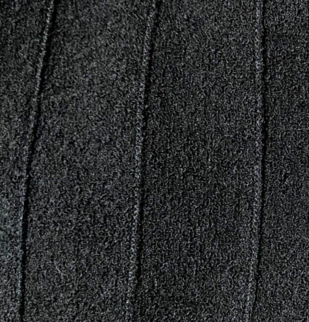 size38 シャネル　CHANEL　ノーカラージャケット　ブラック