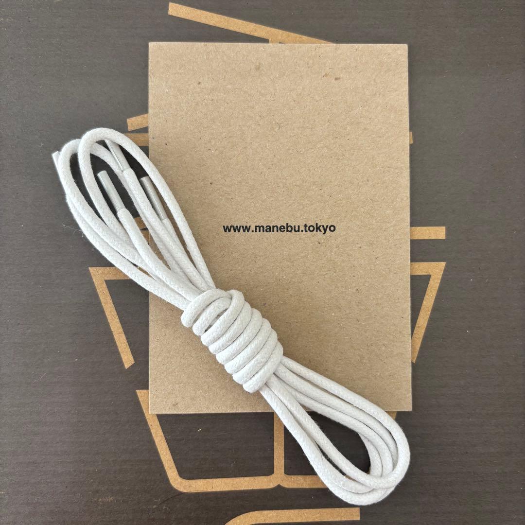 【美品】MANEBU マネブ　黒 レザー モカシンスタイル 27.5㎝