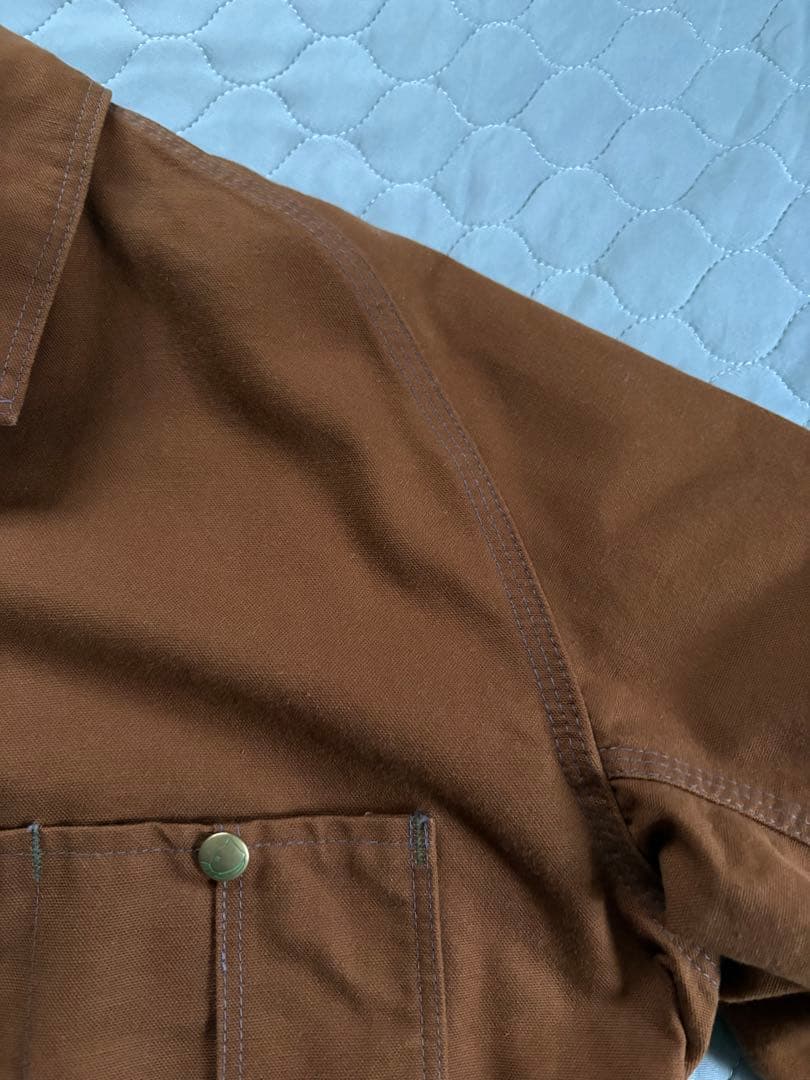 TCBジーンズ Cat Head Jacket Brown Canvas 42