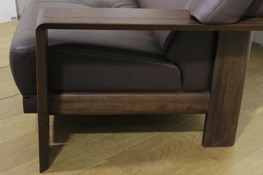 karimokuカリモク家具★Chitanoチターノ★３人掛けソファ★本革