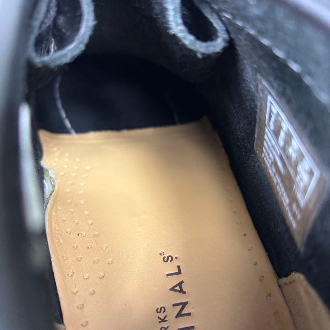 ✨極美品✨クラークス Clarks ワラビー オールレザー【25.5】ブラック