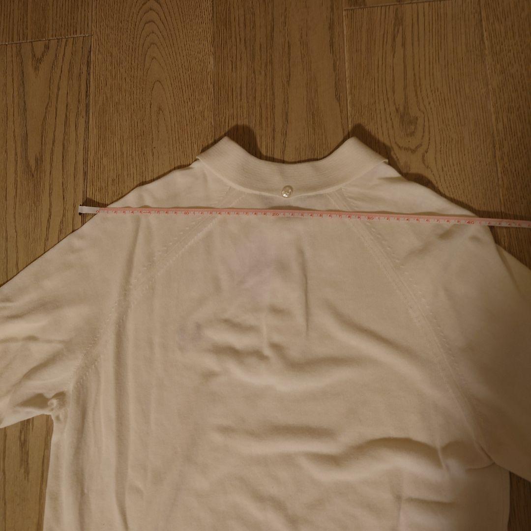 Fred Perry ホワイト ニットポロシャツ S