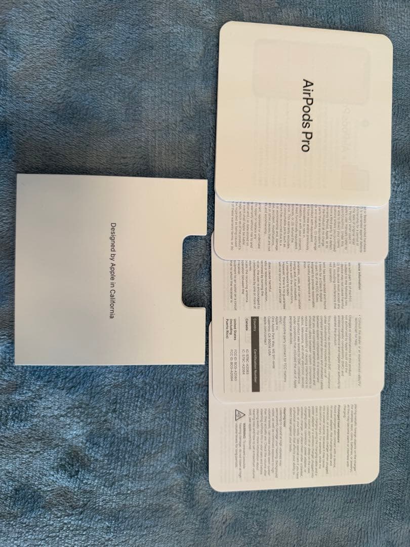 美品　2021年モデル　AirPods Pro