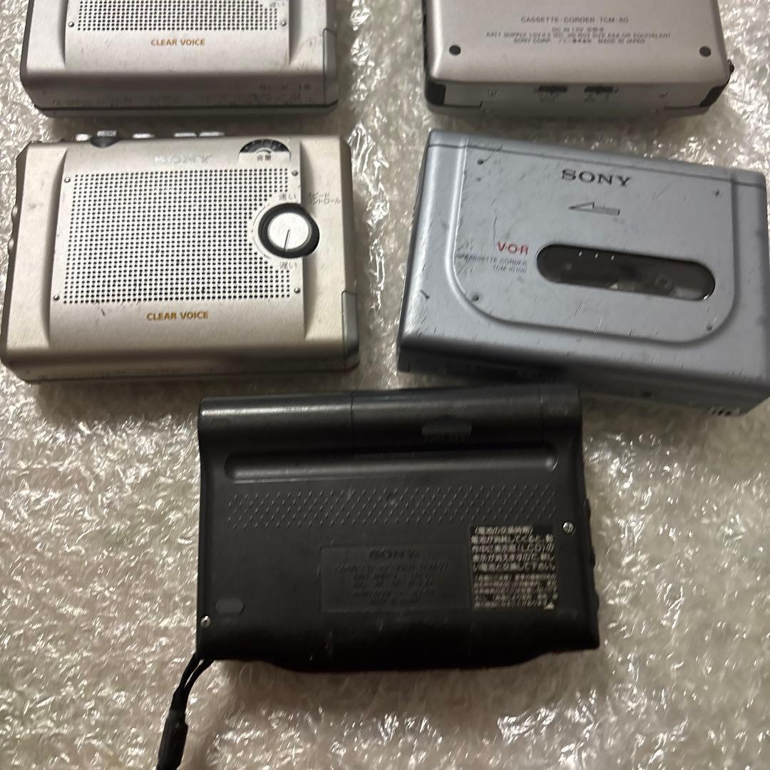 SONY カセットプレーヤー 5台セット