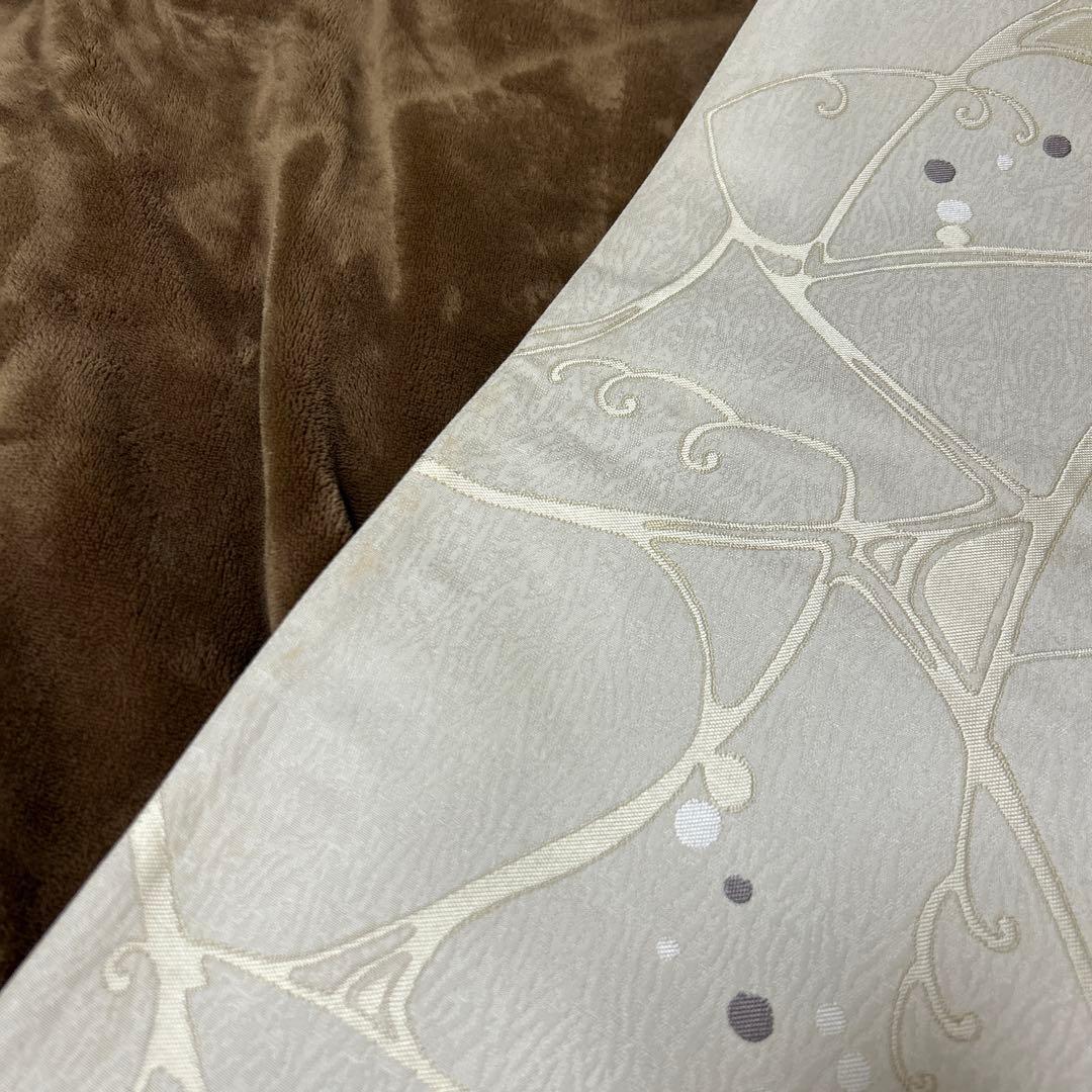 袋帯 洒落袋帯 西陣織 六通 アイボリー