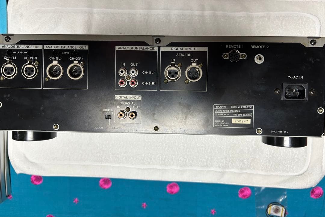【完動品DATデッキ】SONY PCM-R700