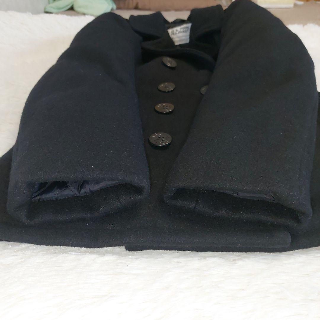 美品✨USA製 Schott ピーコート ダブルブレスト キルティング 錨ボタン