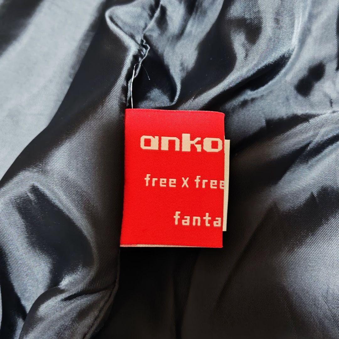 未使用級　アンコロック　ヘリンボーン　ウールコート　ユニセックス　ラップ