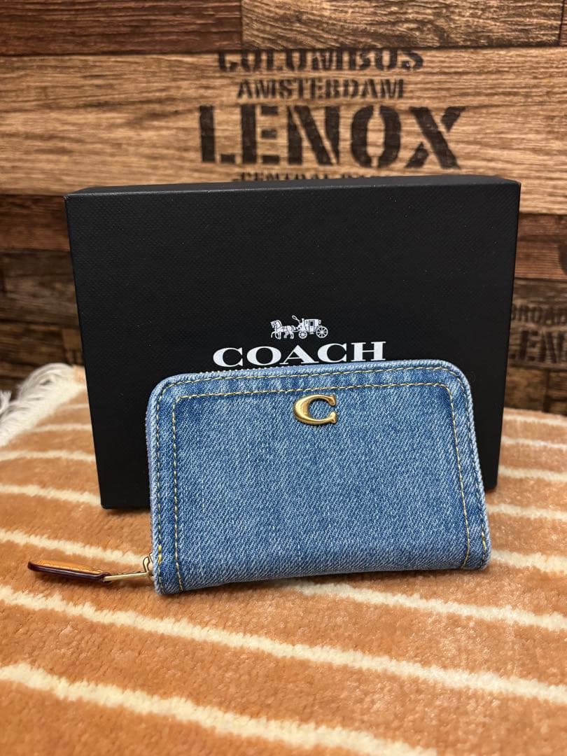 タコスケ様COACH スモールジップアラウンドカードケース　ケース