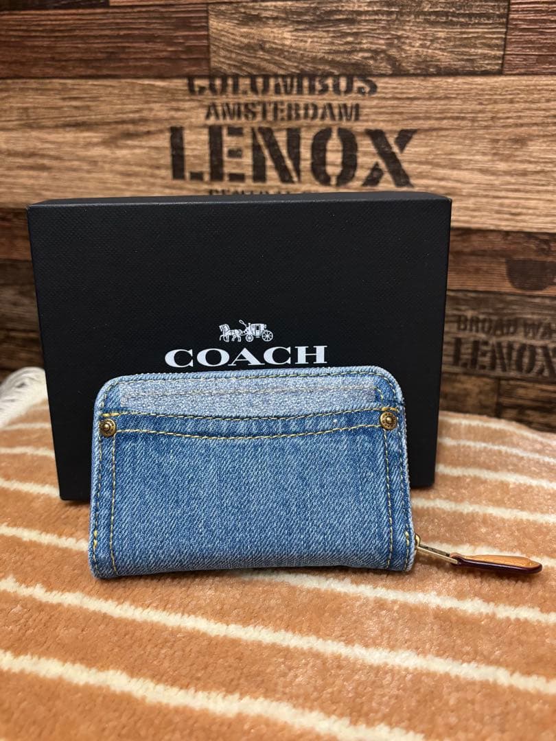 タコスケ様COACH スモールジップアラウンドカードケース　ケース