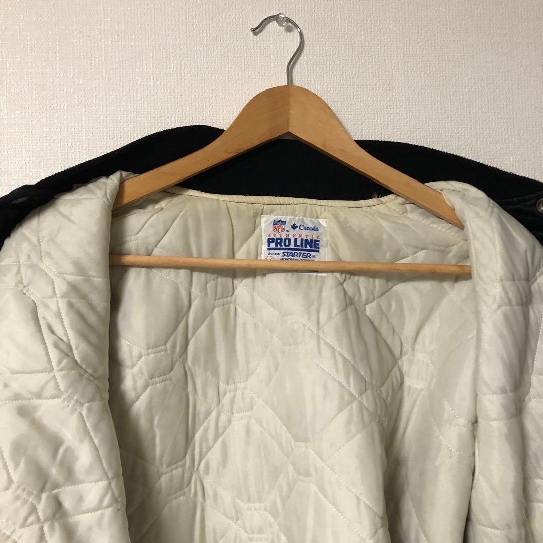 80s STARTER製 NFL RAIDERS stadium jacket