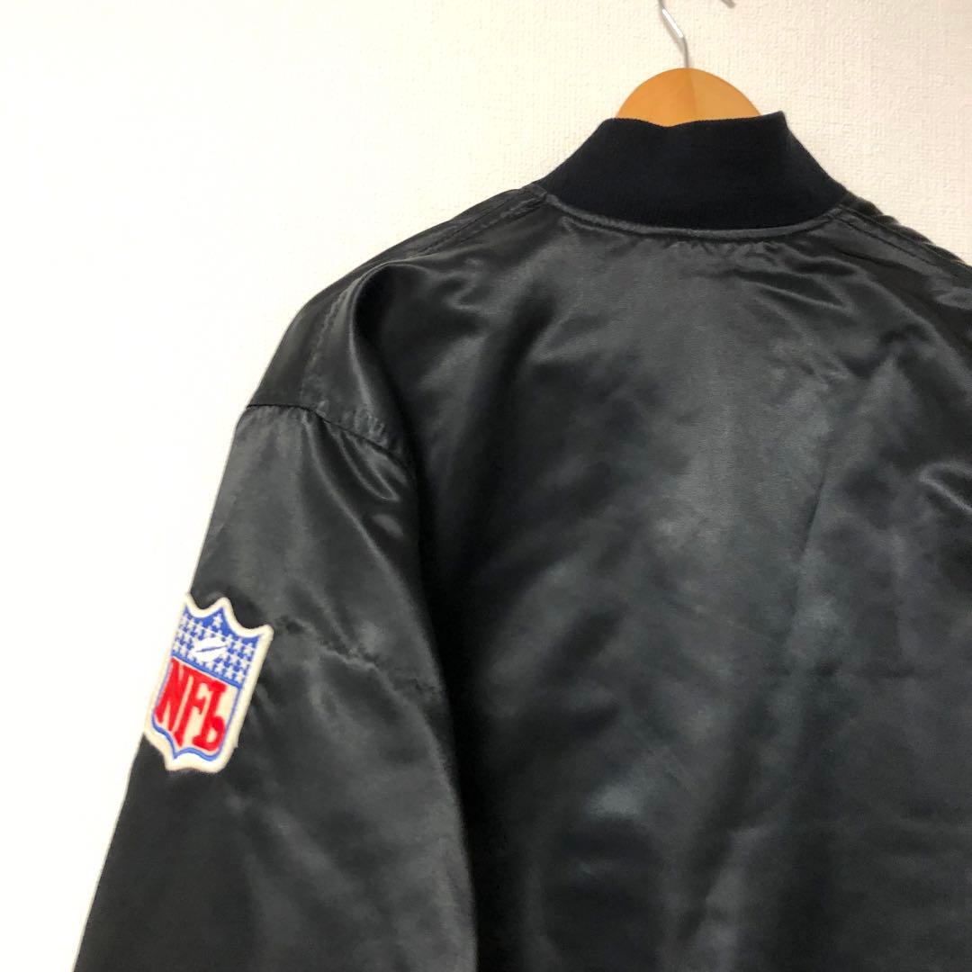 80s STARTER製 NFL RAIDERS stadium jacket