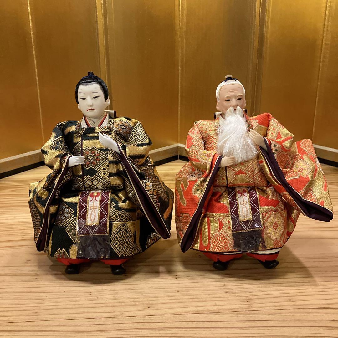 ①高級雛人形 7段40号 木製黒塗り 【①②③同時購入限定】