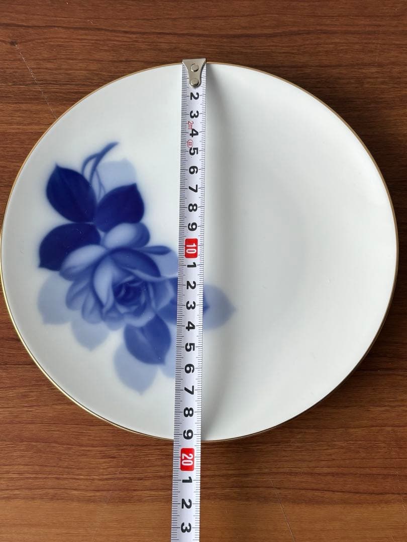 大倉陶園ブルーローズ　カップ&ソーサー6客　お皿16枚27㎝プレート計26セット