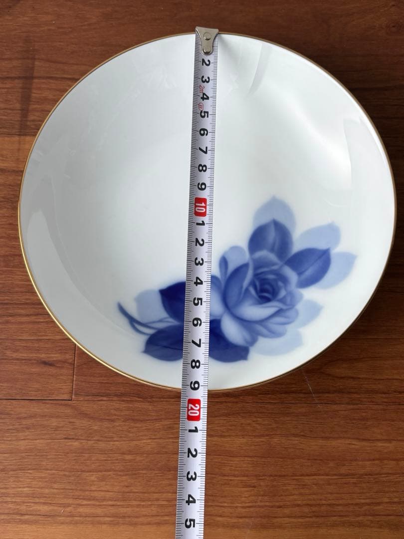 大倉陶園ブルーローズ　カップ&ソーサー6客　お皿16枚27㎝プレート計26セット