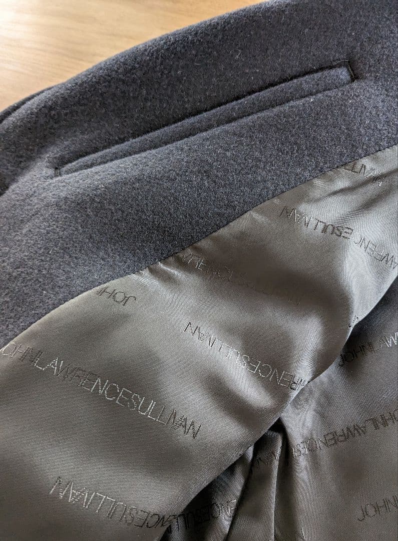 新品同様 09AW ジョンローレンスサリバン ピーコート ネイビー Sサイズ