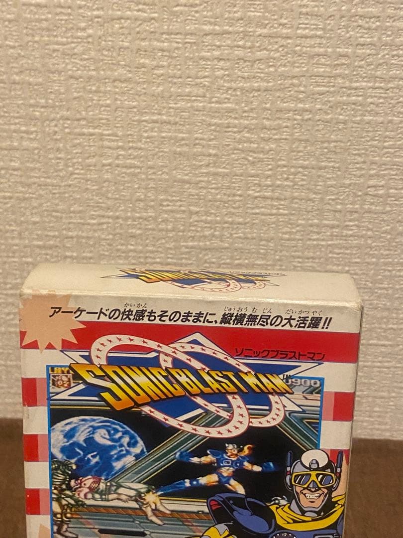 ソニックブラストマン (スーパーファミコンソフト)箱・説明書有り