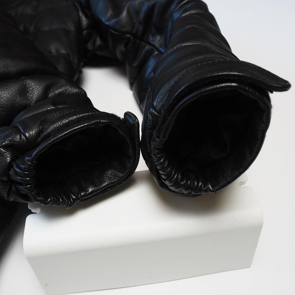 美品 プロテクターフル装備 KADOYA ライディング レザーダウンジャケット