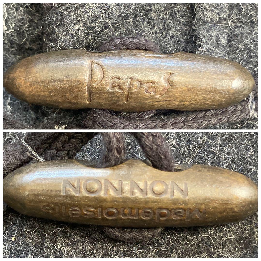 【極美品】Papas　SYDNEY H SHAW￼　ダッフルコート　ゆったり　M