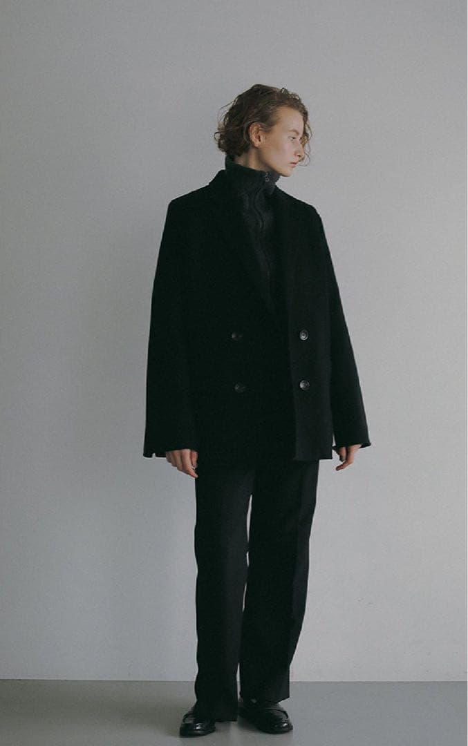 HER. カシミヤブレンドオーバージャケット