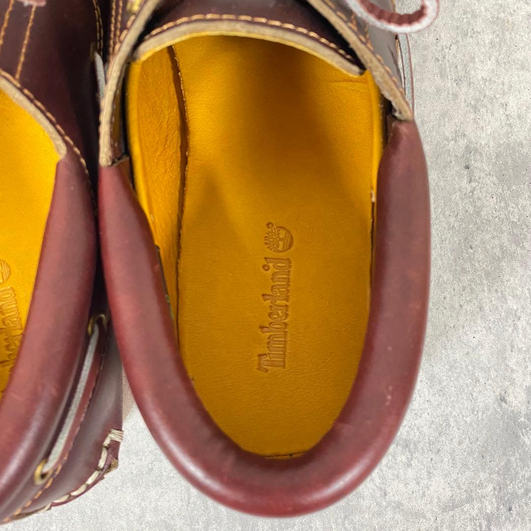 【未使用級】Timberland デッキシューズ 3Eye 27cm モカシン