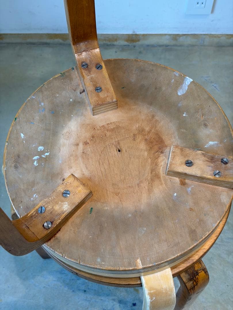 50年代 stool60 artek Alvar Aalto バックスタンプ有