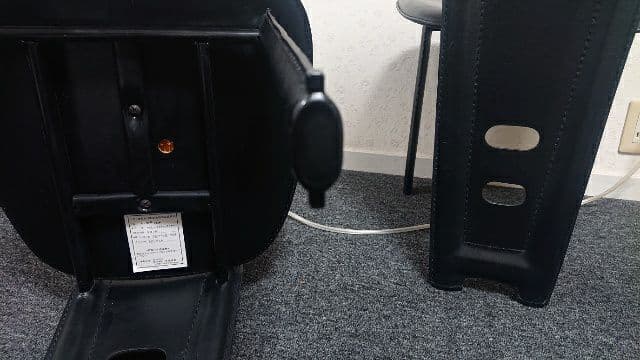 高級 廃盤 IDC 大塚家具 ハイバック ダイニングチェア 本革 食卓椅子 2脚